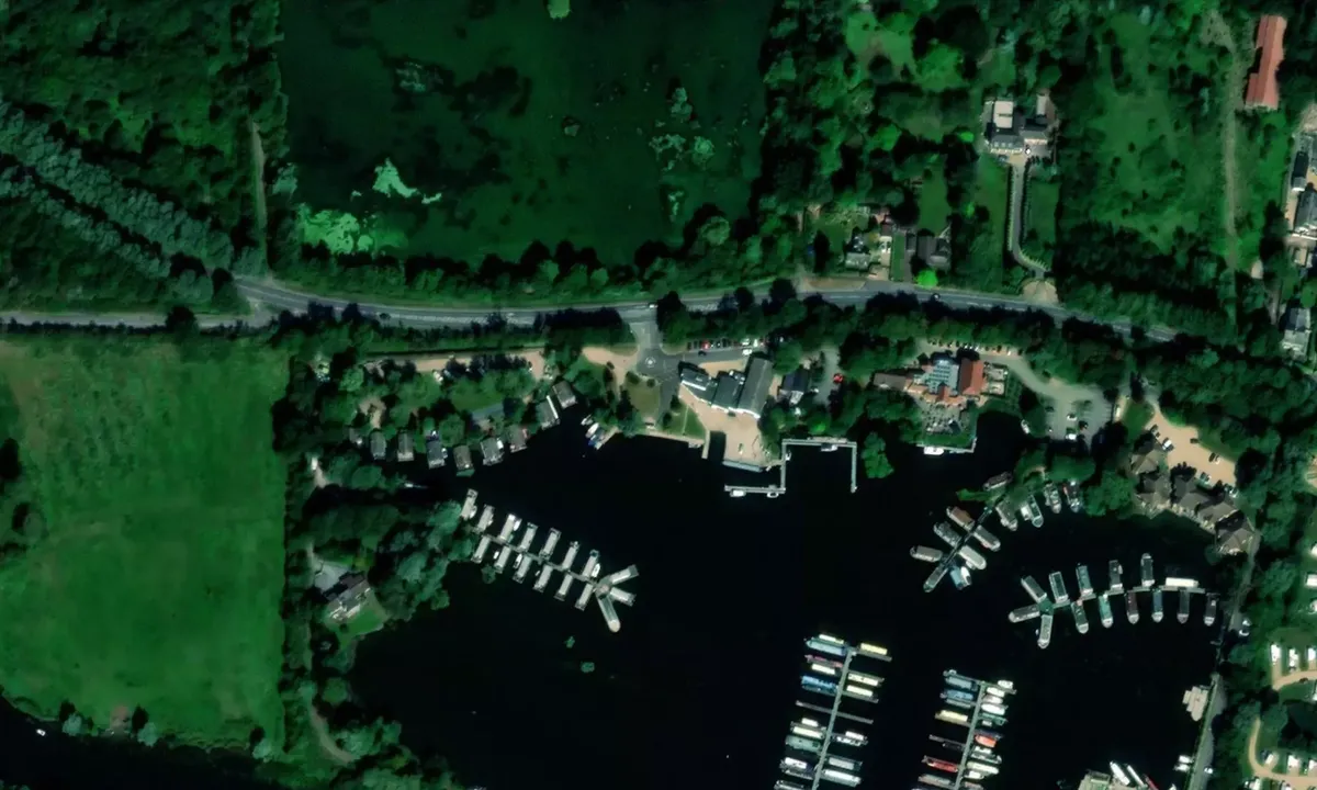 Satelite image of Hartford Marina