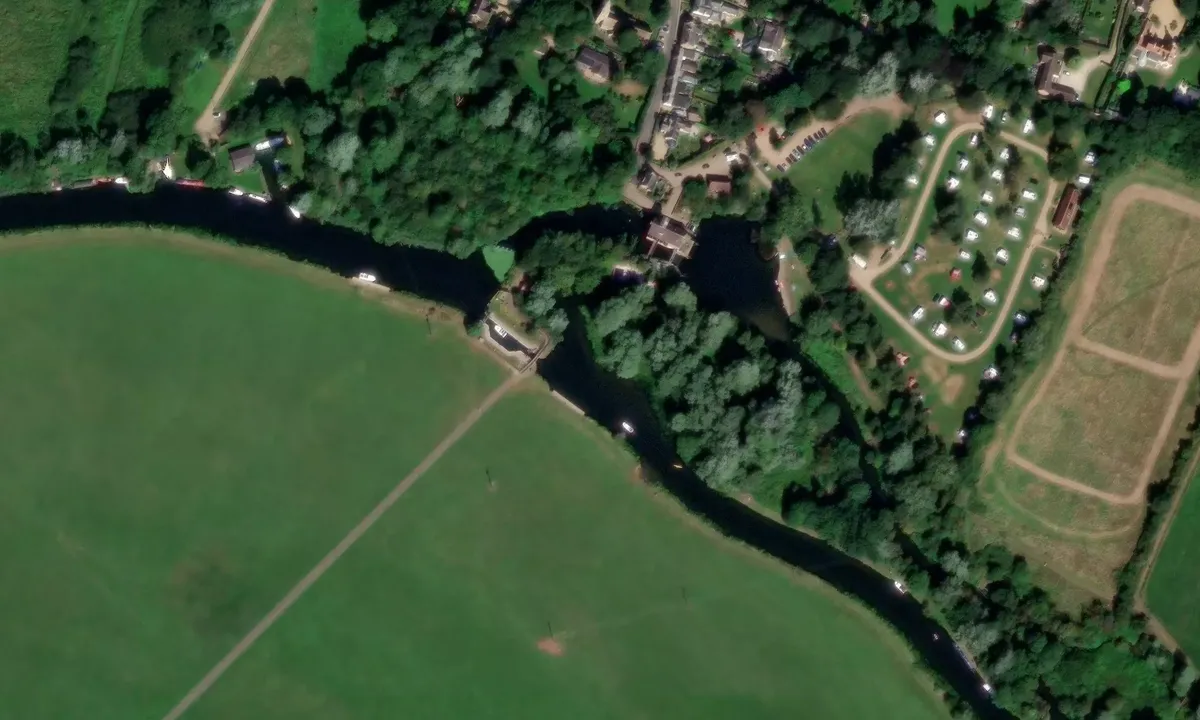 Satelite image of Hartford Marina - Houghton