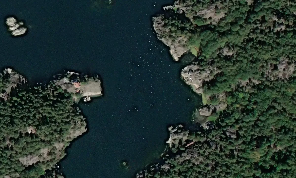 Satelite image of Haslumkilen på svai