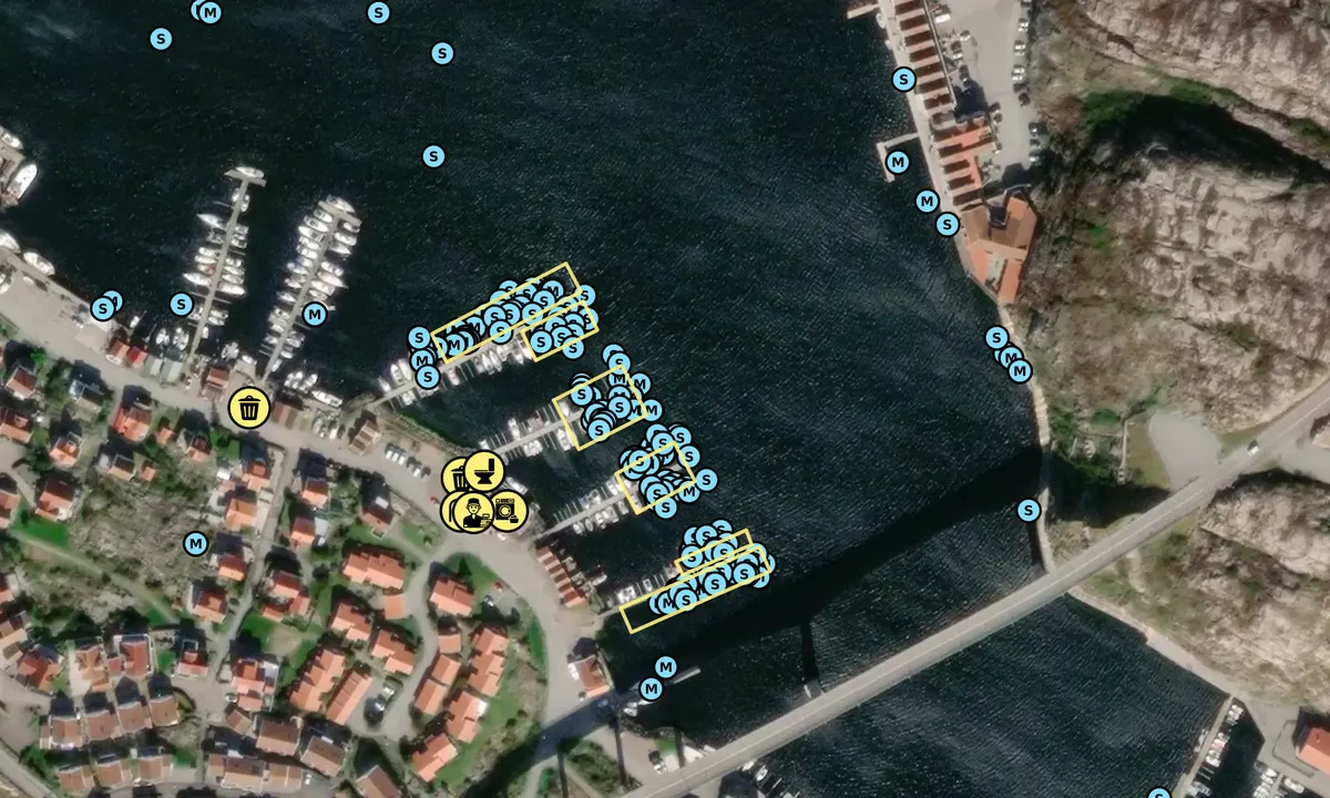 Satelite image of Hasselösund Gästhamn