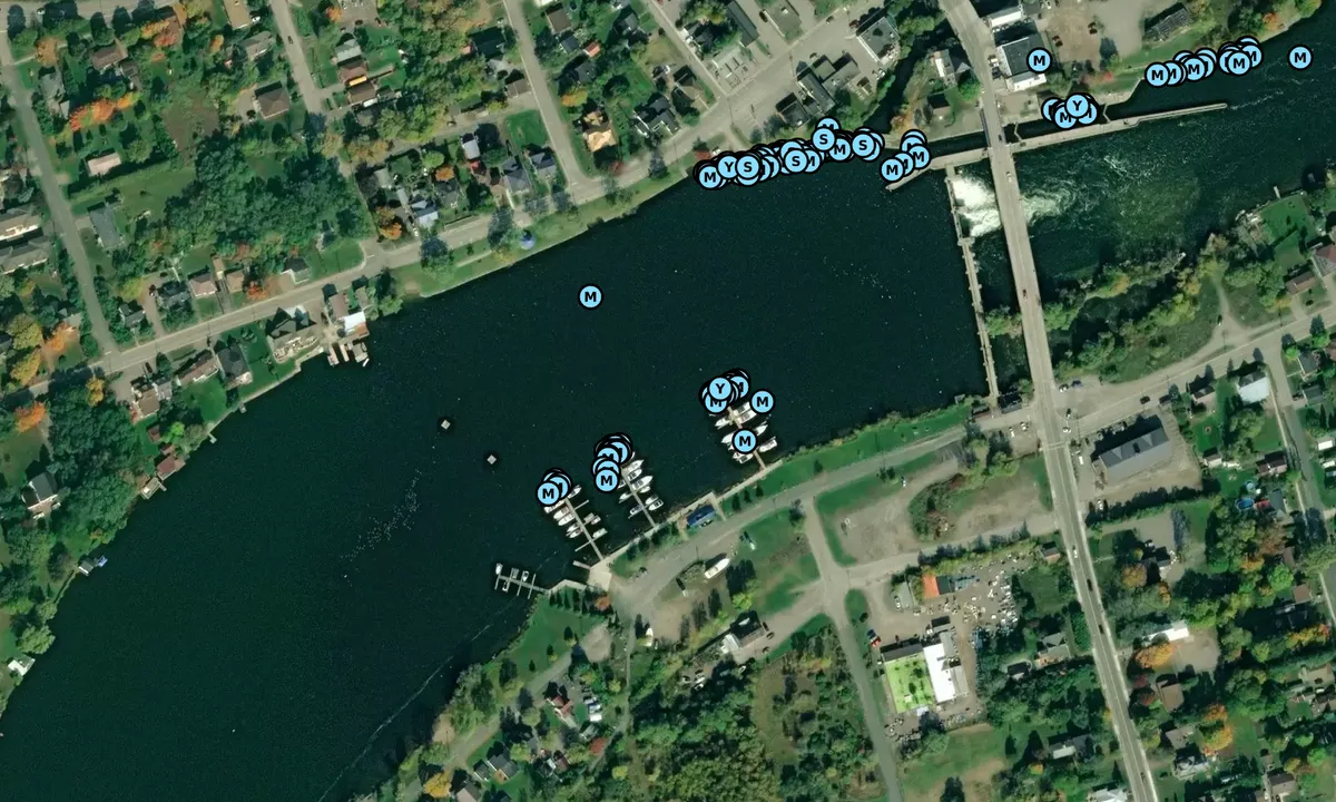 Satelite image of Hastings Village Marina