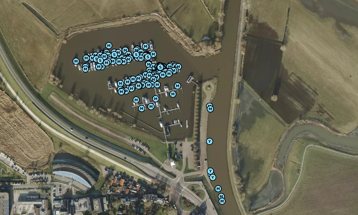 Satelite image of Hattem Yacht Harbour