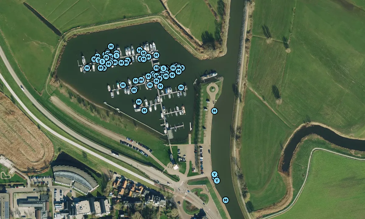 Satelite image of Hattem Yacht Harbour