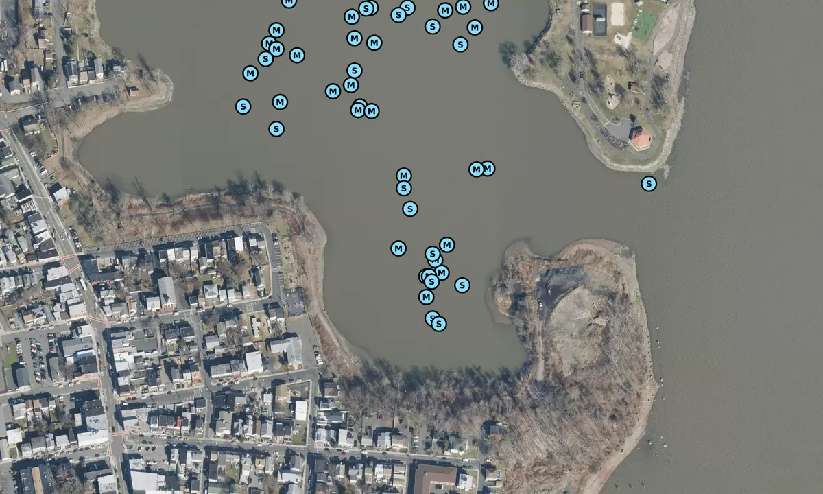Satelite image of Haverstraw Cove