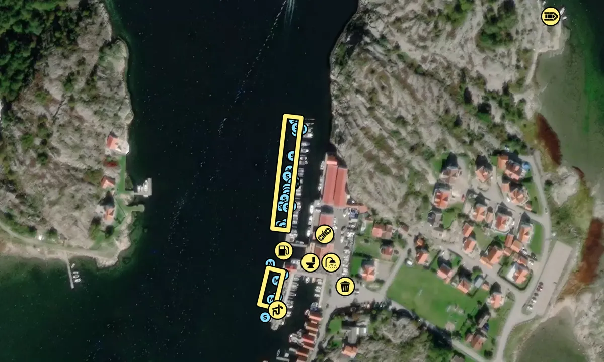 Satelite image of Havstenssund Gästhamn - GBM Marin