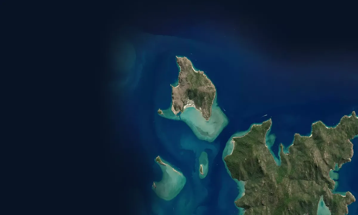 Flyfoto av Hayman Island Marina
