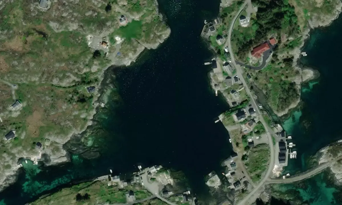 Satelite image of Heggøyvågen