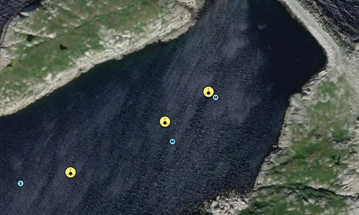 Satelite image of Heimøya - Sklinna Fyr