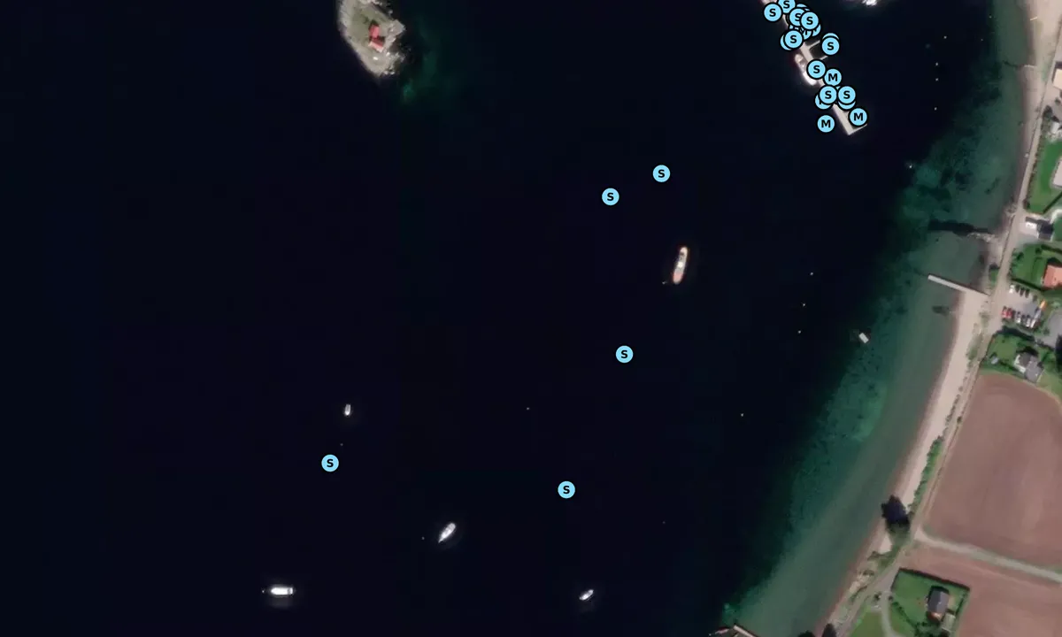 Satelite image of Helgeroa