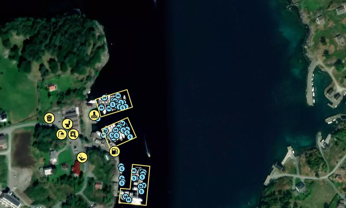 Satelite image of Helgøysund Marina