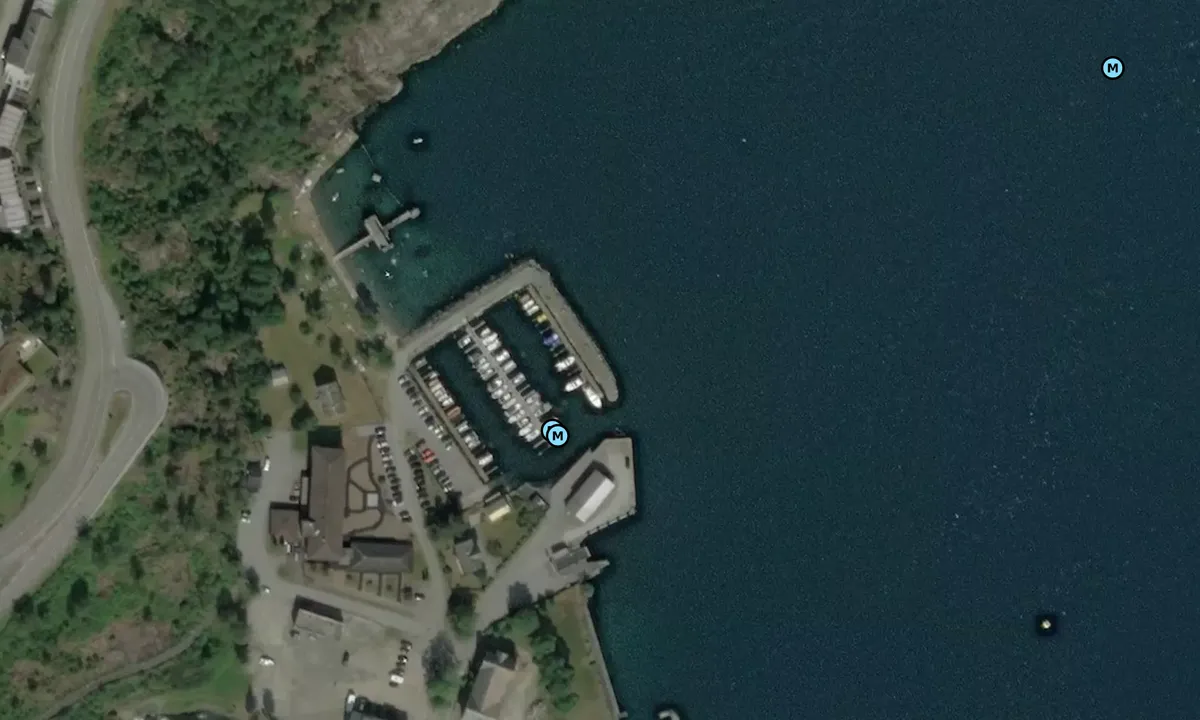 Satelite image of Hellesylt Småbåthavn