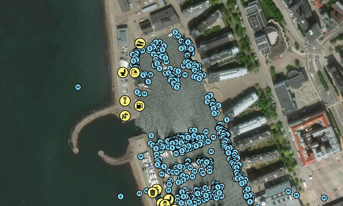 Satelite image of Helsingborg - Norra hamnen
