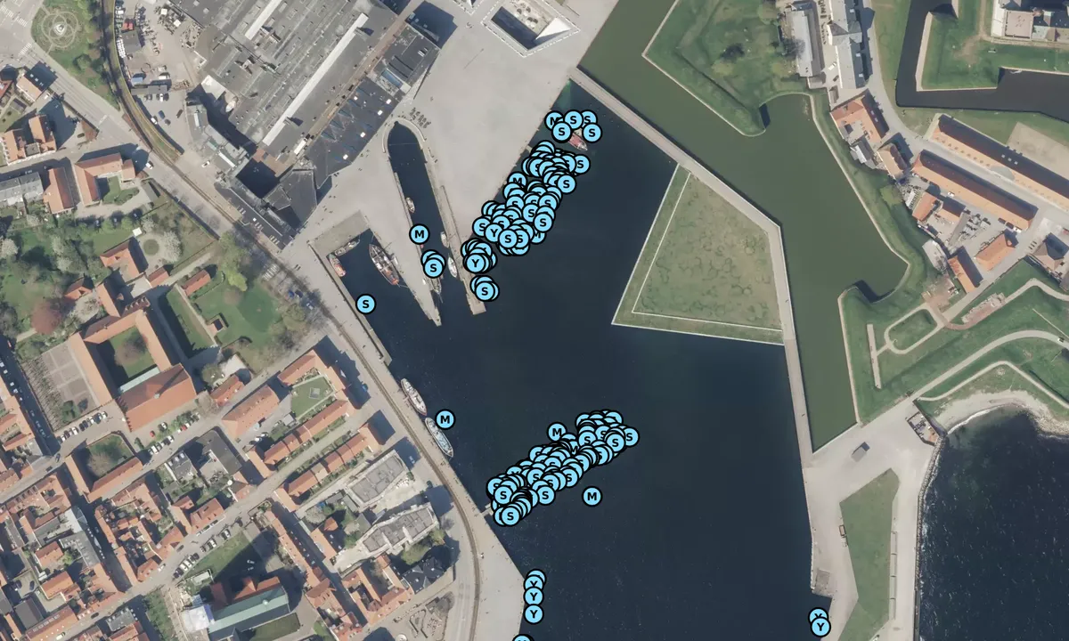 Satelite image of Helsingør Havn