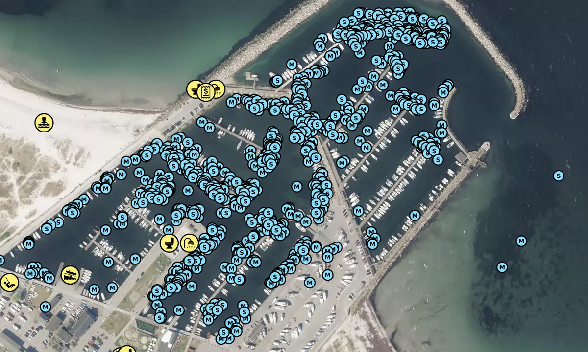 Satelite image of Helsingør Nordhavn
