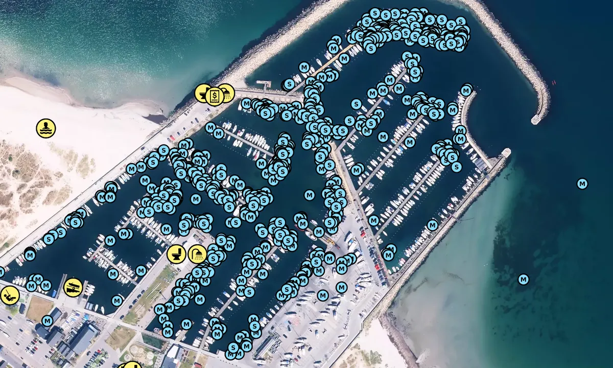 Satelite image of Helsingør Nordhavn