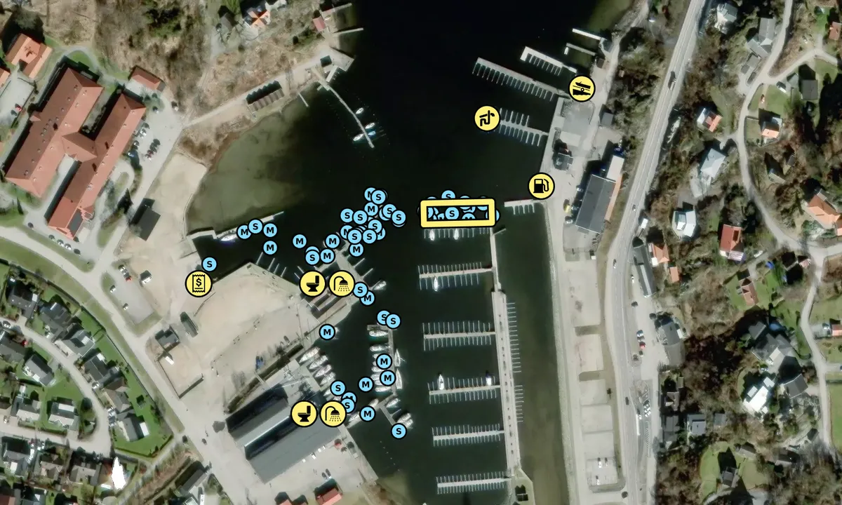 Satelite image of Henåns gästhamn - Henån