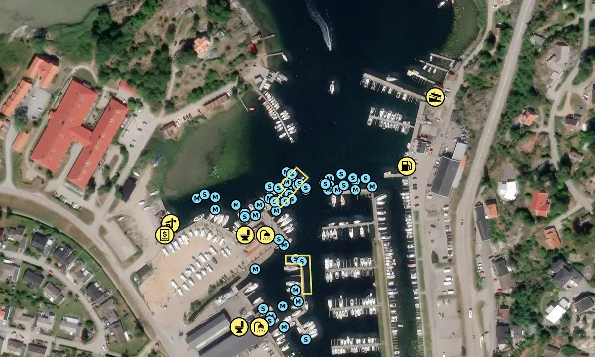 Satelite image of Henåns gästhamn - Henån
