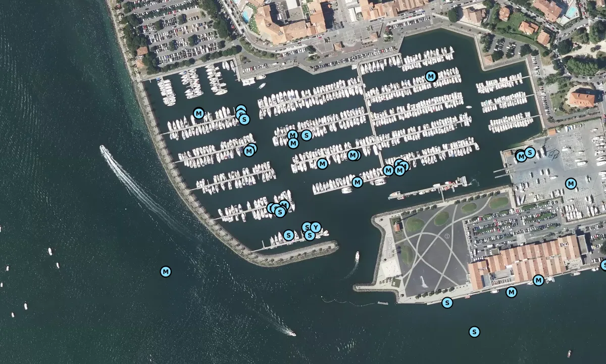 Satelite image of Hendaye