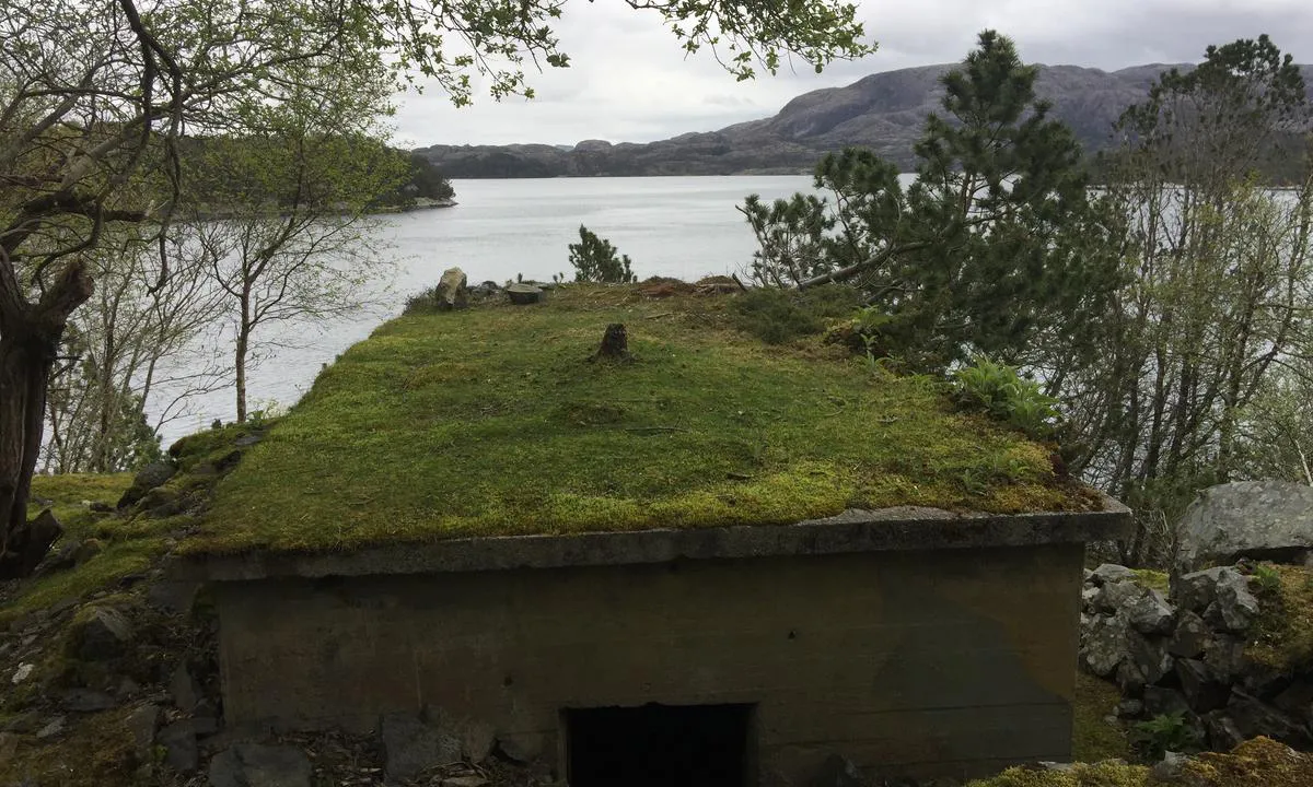 Skarvøyna - Herdla: {"base": "no", "no": "Bunkers/Skytestilling.", "se": "Bunkers/Skjutst\u00e4llning.", "en": "Bunkers/Firing position.", "da": "Bunkers/Skydestilling."}