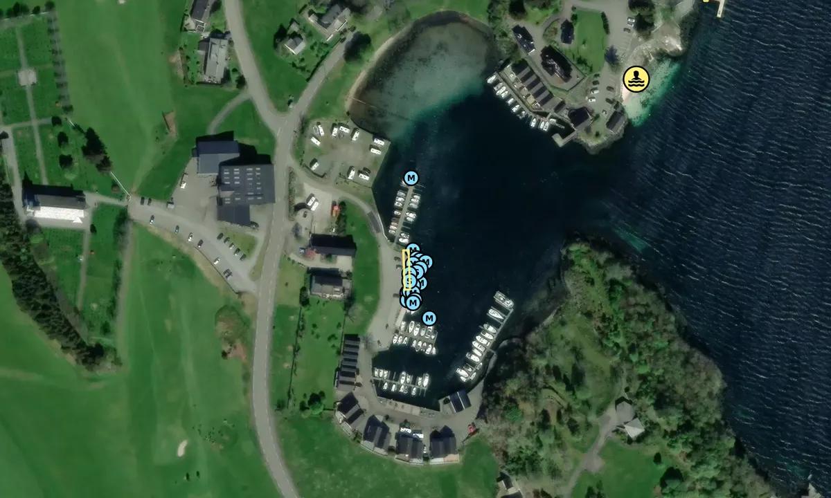 Satelite image of Herdla