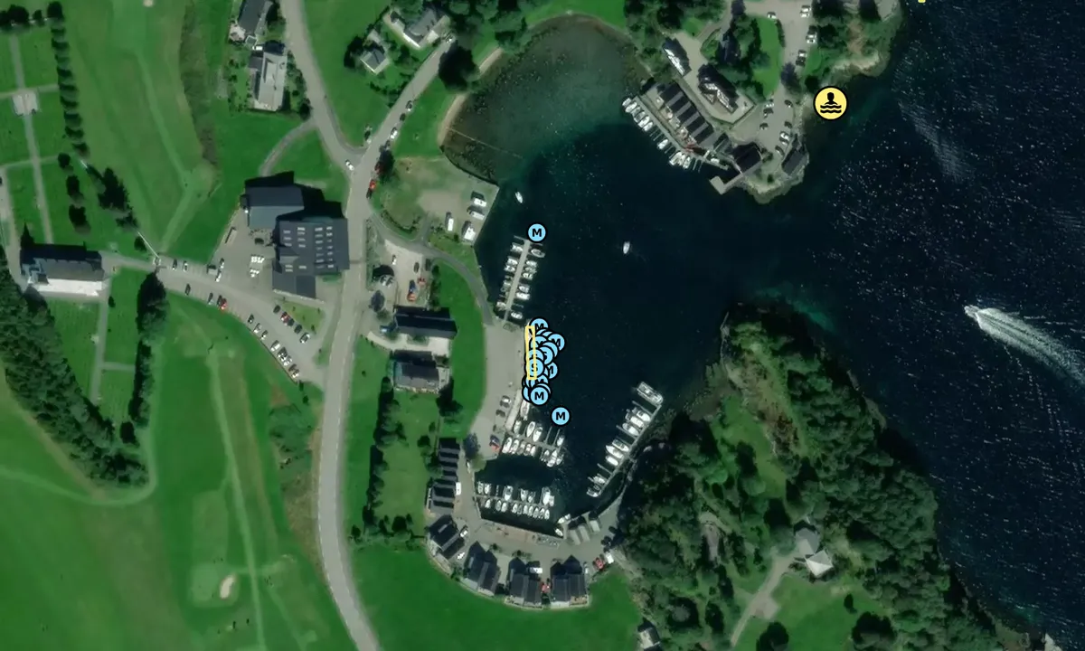 Satelite image of Herdla