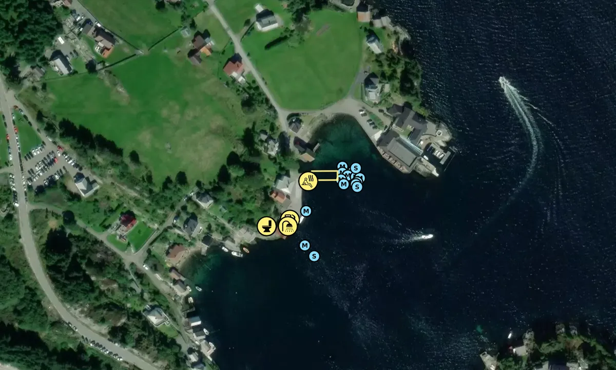 Satelite image of Herdla Landhandel - Herdlesund