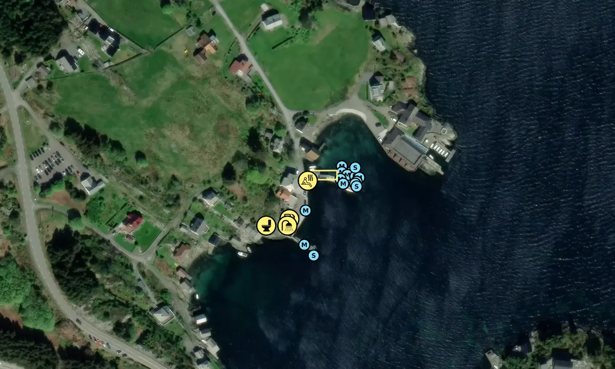 Satelite image of Herdla Landhandel - Herdlesund