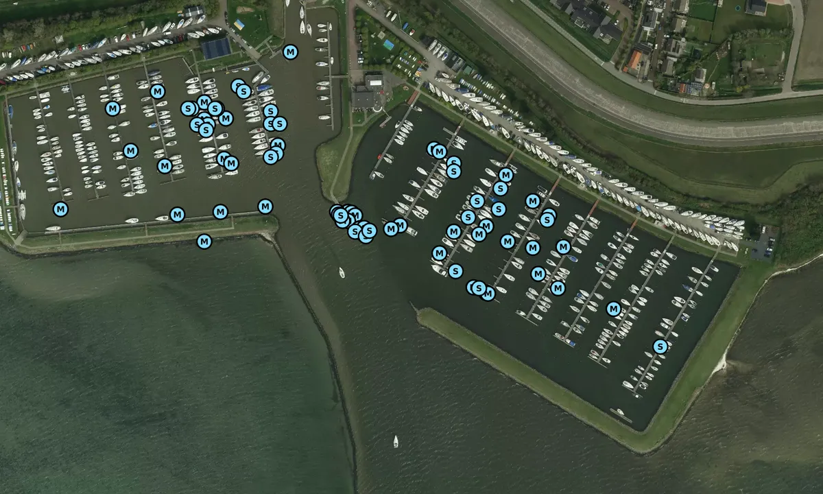 Satelite image of Herkingen Marina - Goeree-Overflakkee