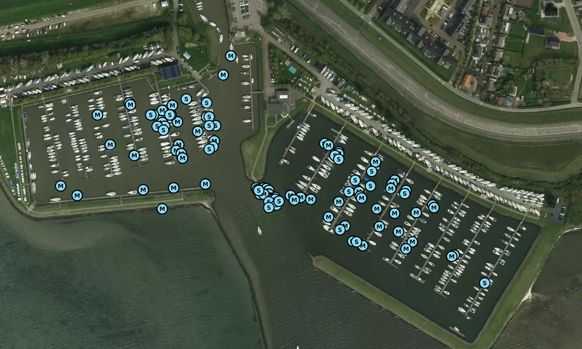 Satelite image of Herkingen Marina - Goeree-Overflakkee