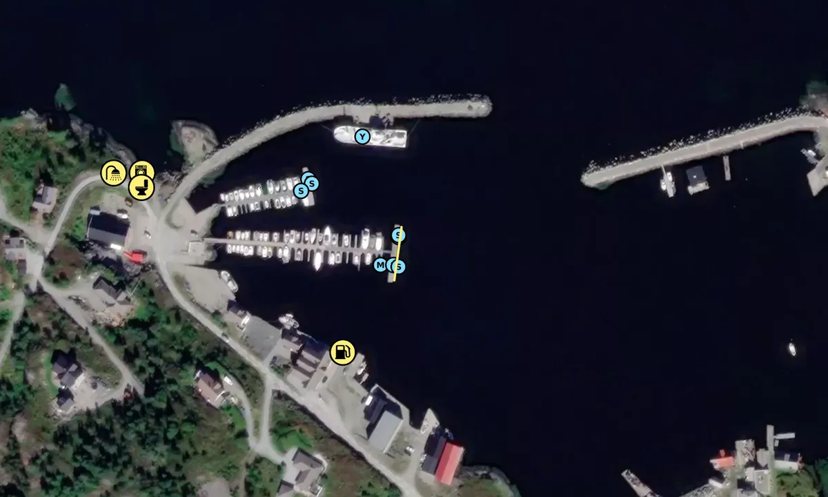 Satelite image of Herland Småbåthavn - Atløy