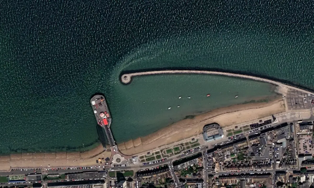 Flyfoto av Herne bay