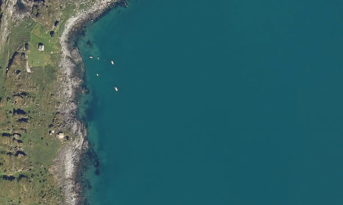 Hersøysundet: Flyfoto av Hersøya 1