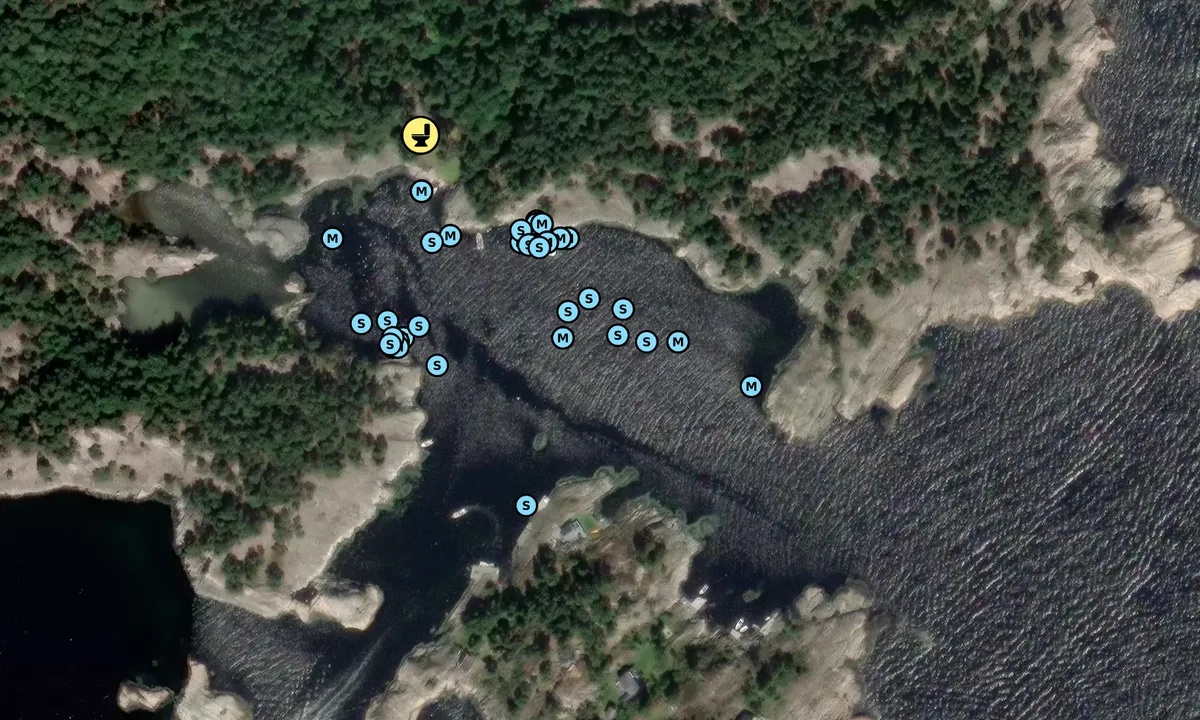 Satelite image of Hestehodet - Bragdøya