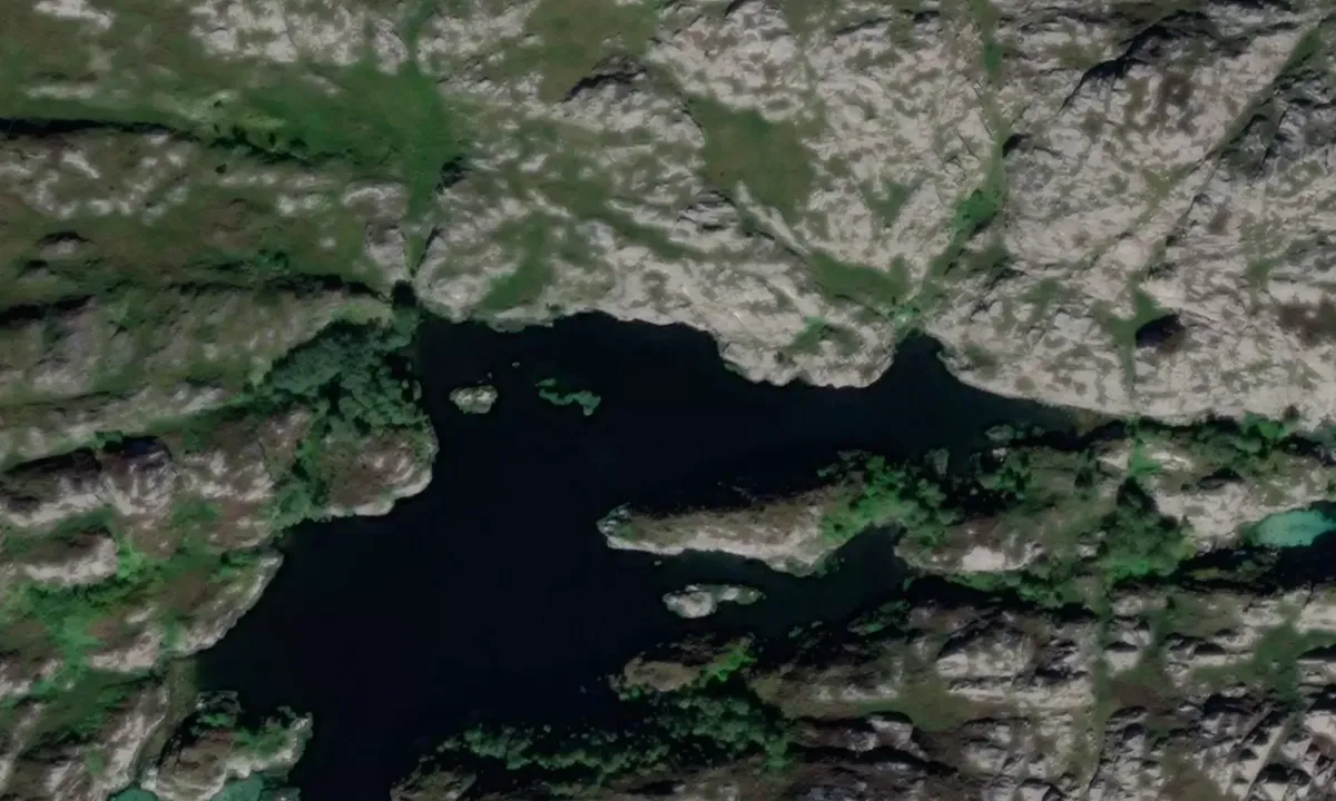 Satelite image of Hestenesvågen