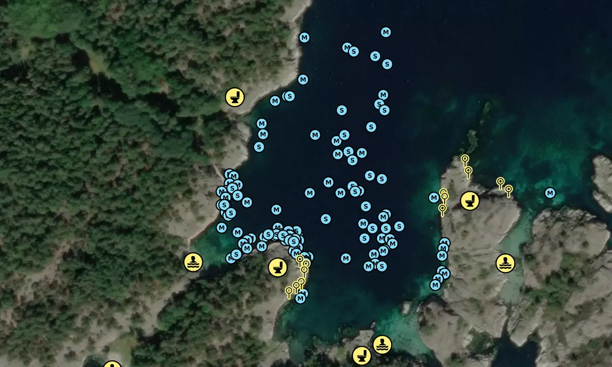 Satelite image of Hestholmbukta