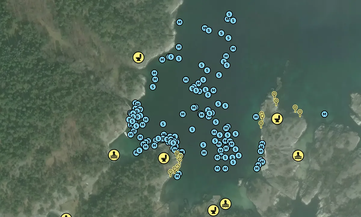 Satelite image of Hestholmbukta