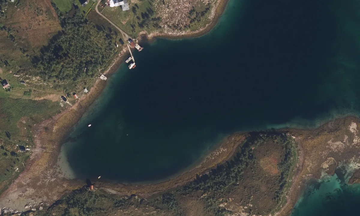 Flyfoto av Hestøya 1