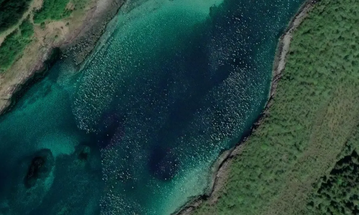 Satelite image of Hestvika