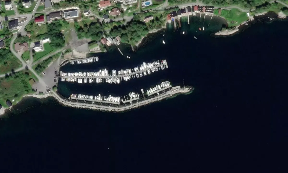 Hatlevika Båtforening: Satelite image of Hetlevik Båtforening