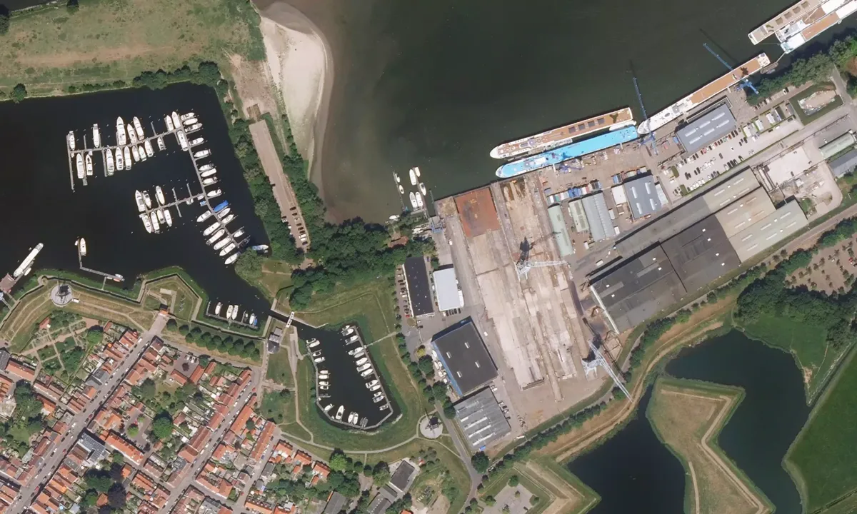 Flyfoto av Heusden
