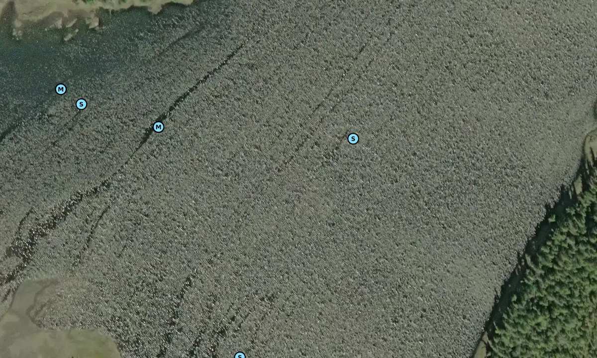 Satelite image of Hidden Bay - Alaska