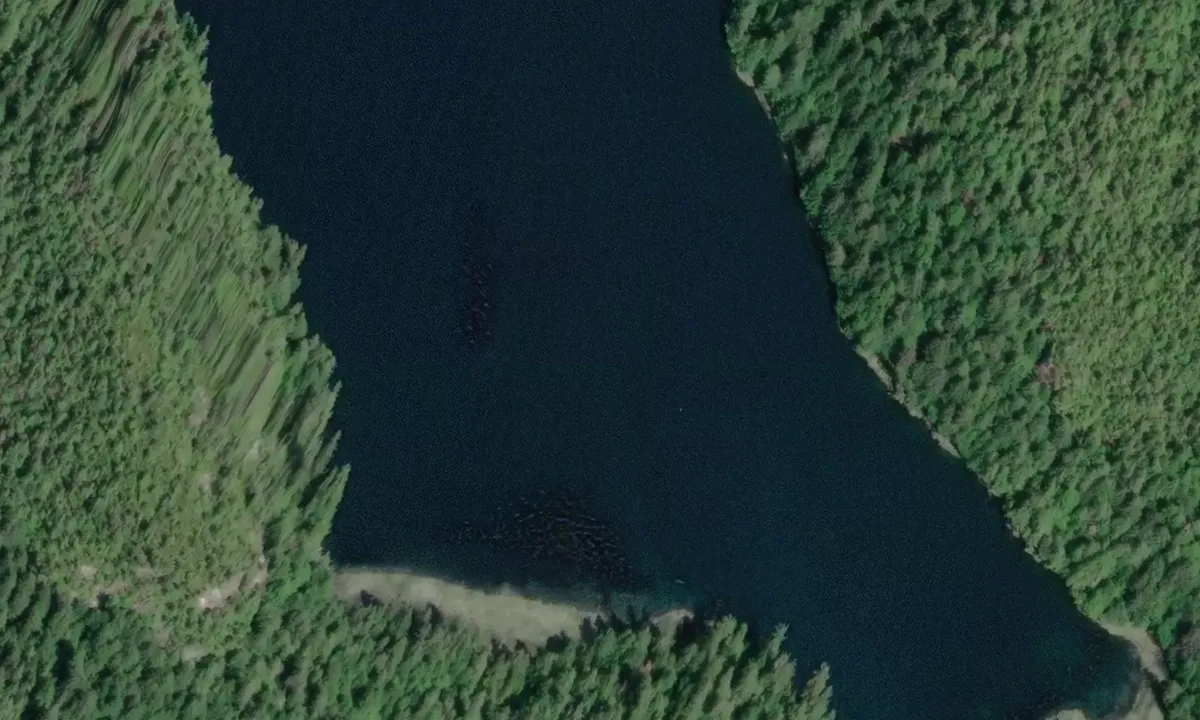 Satelite image of Hidden Inlet