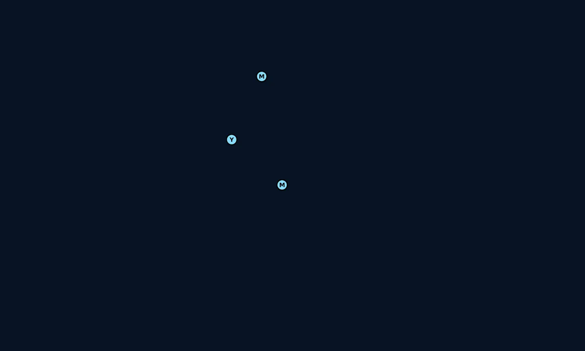 Satelite image of Higdons Reef (moorings)