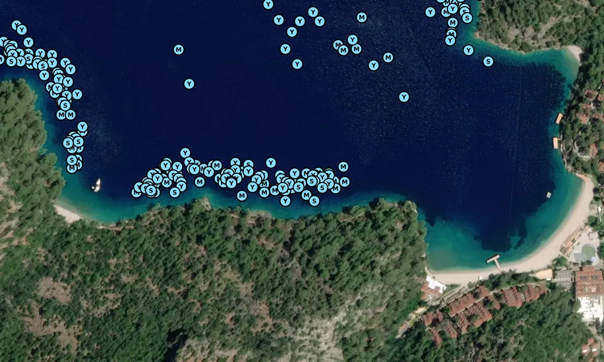 Satelite image of Hillside Beach