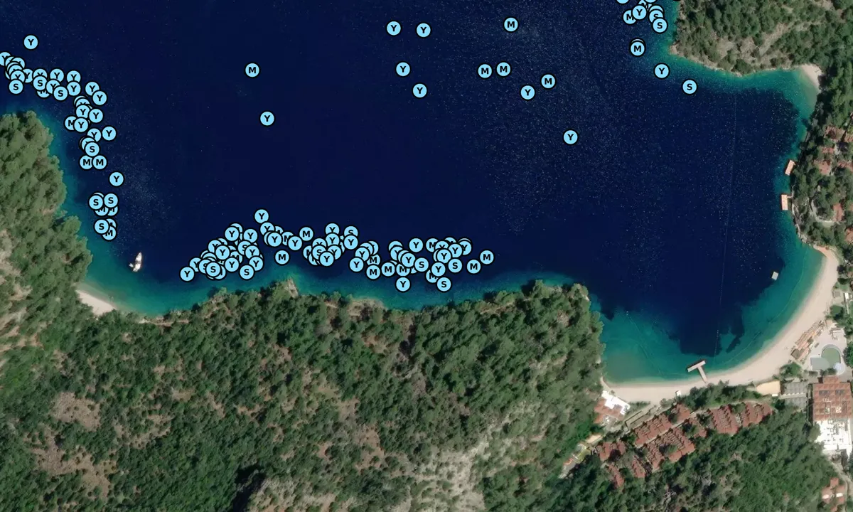 Satelite image of Hillside Beach
