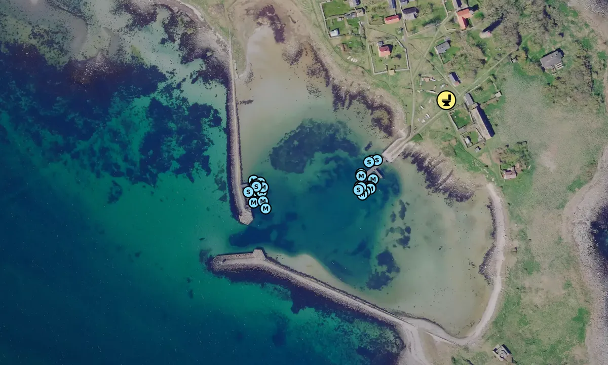 Satelite image of Hirsholm Havn