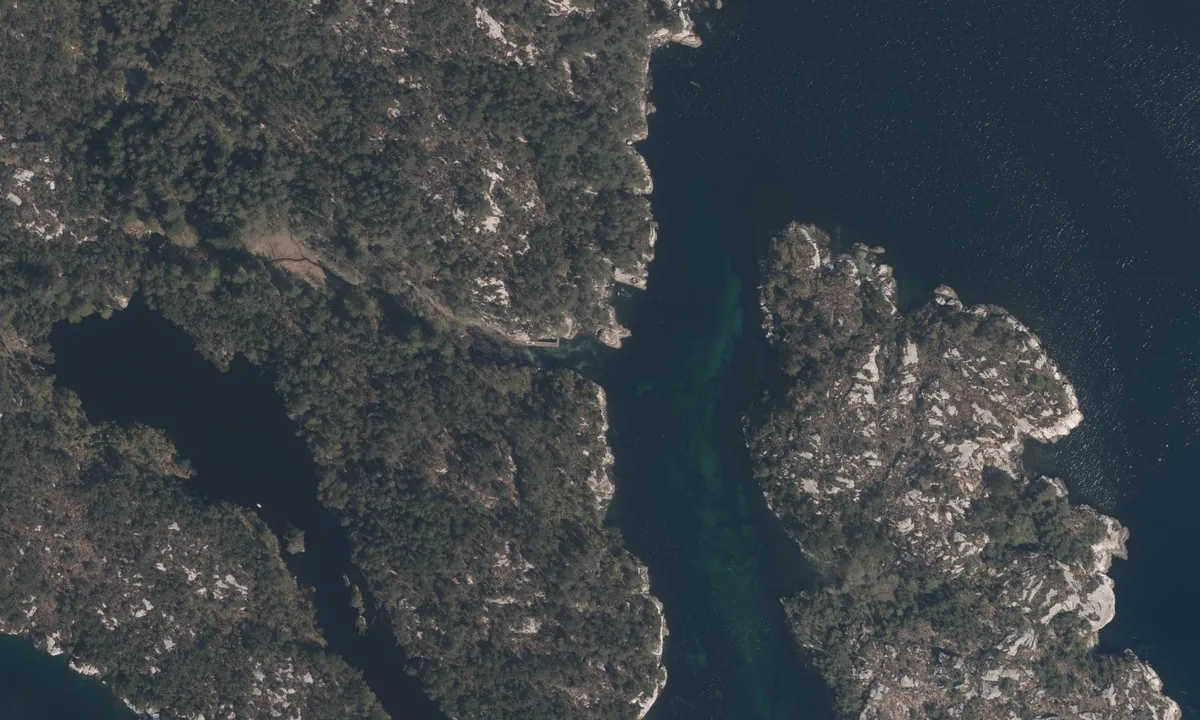 Flyfoto av Hisøya