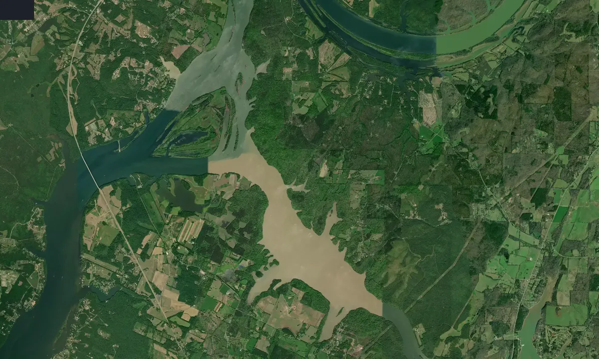 Flyfoto av Hiwassee River MM2.5