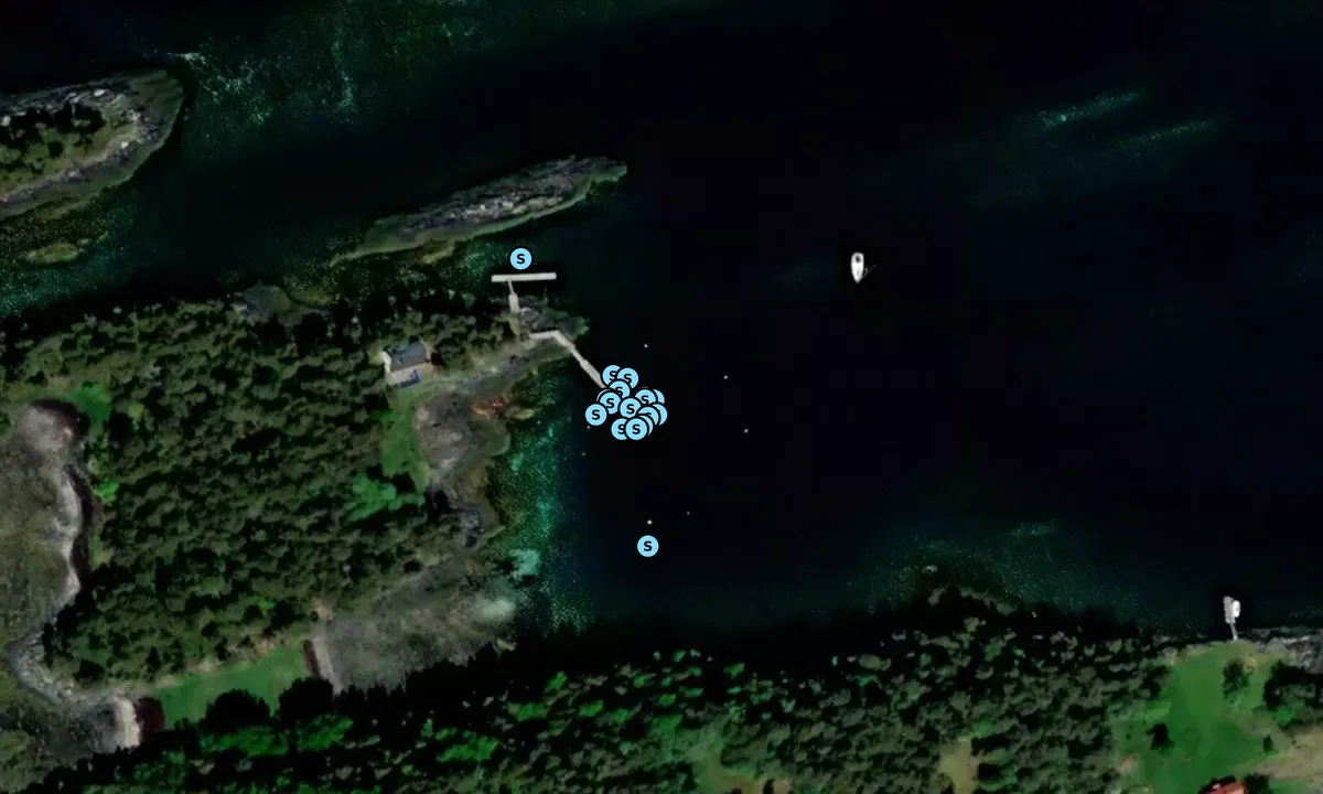Satelite image of Hjartøya - Molde