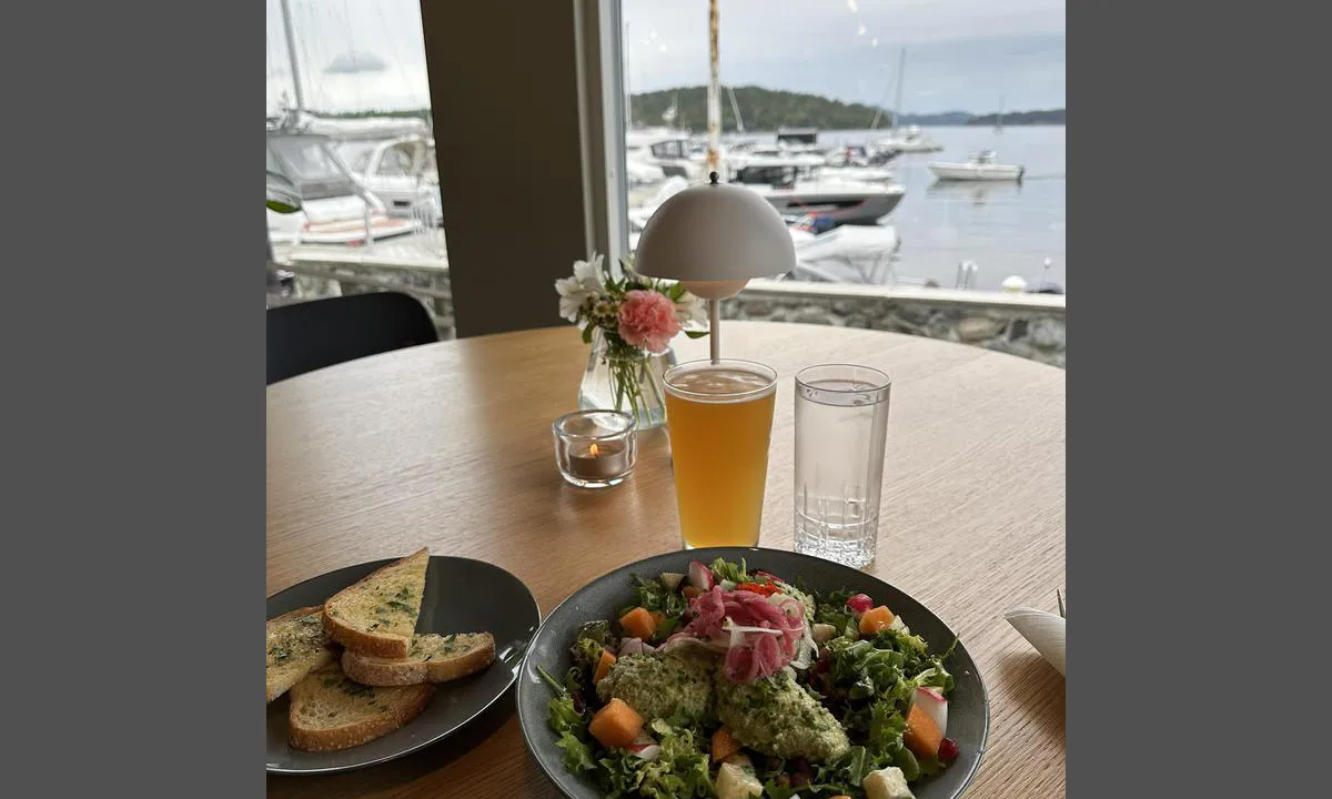 Hjellestad Marina: {"base": "no", "no": "Restauranten med utsikt over (gjeste)havna. Veldig god mat.", "se": "Restaurangen med utsikt \u00f6ver (g\u00e4st)hamnen. V\u00e4ldigt god mat.", "en": "The restaurant with a view over the (guest)harbor. Very good food.", "da": "Restauranten med udsigt over (g\u00e6ste)havnen. Meget god mad."}